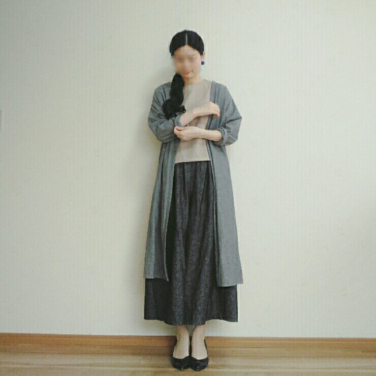 Todays Look 12 ハンドメイド洋裁ブログ Yanのてづくり手帖 簡単大人服 子供服 小物の無料型紙と作り方