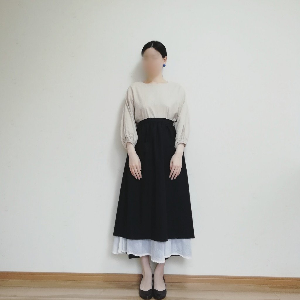 ハンドメイド 腰巻きエプロン ハンドメイド洋裁ブログ Yanのてづくり手帖 簡単大人服 子供服 小物の無料型紙と作り方